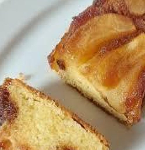Budín de manzana al oporto